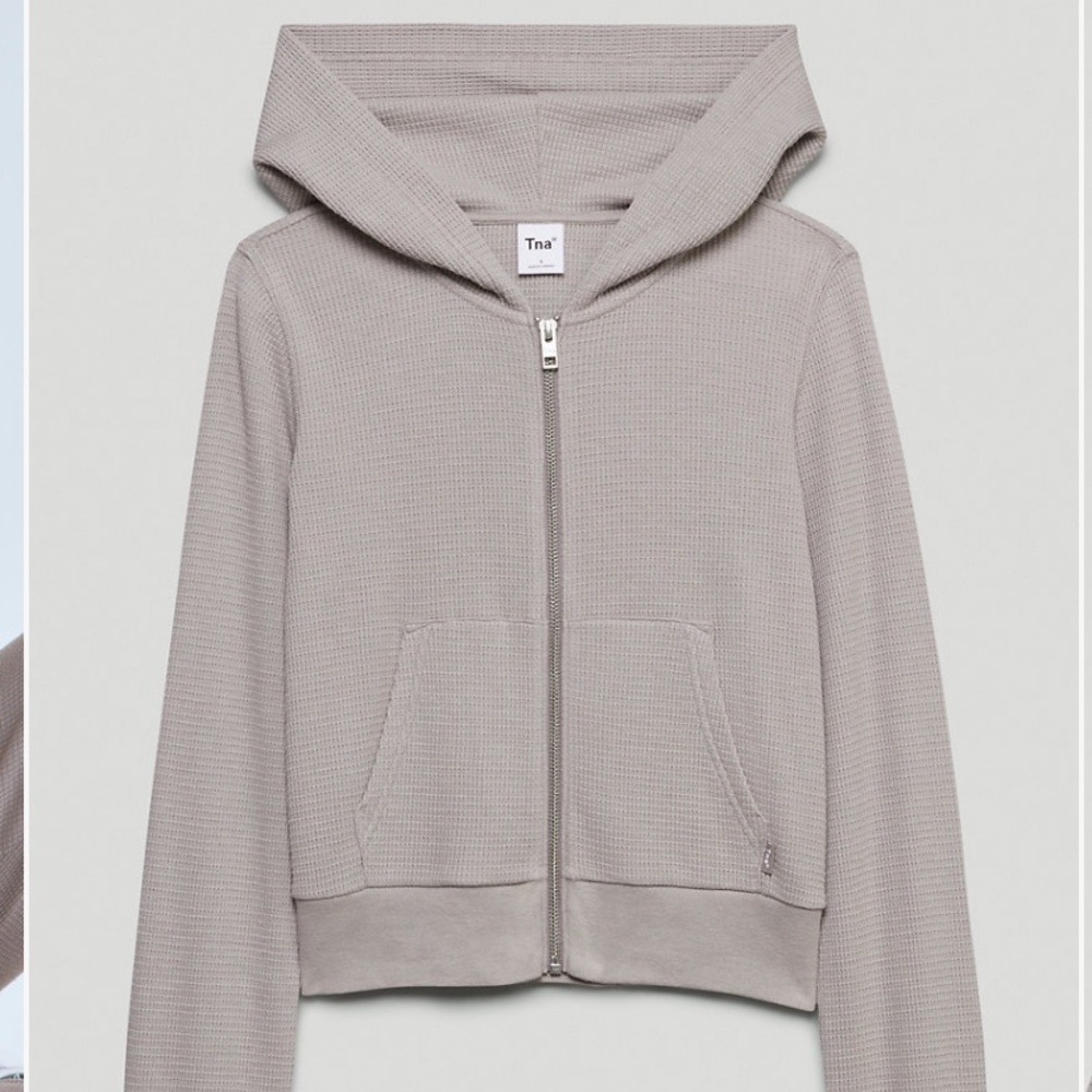 ARITZIA | TNA Waffle Zip Up BNWT
